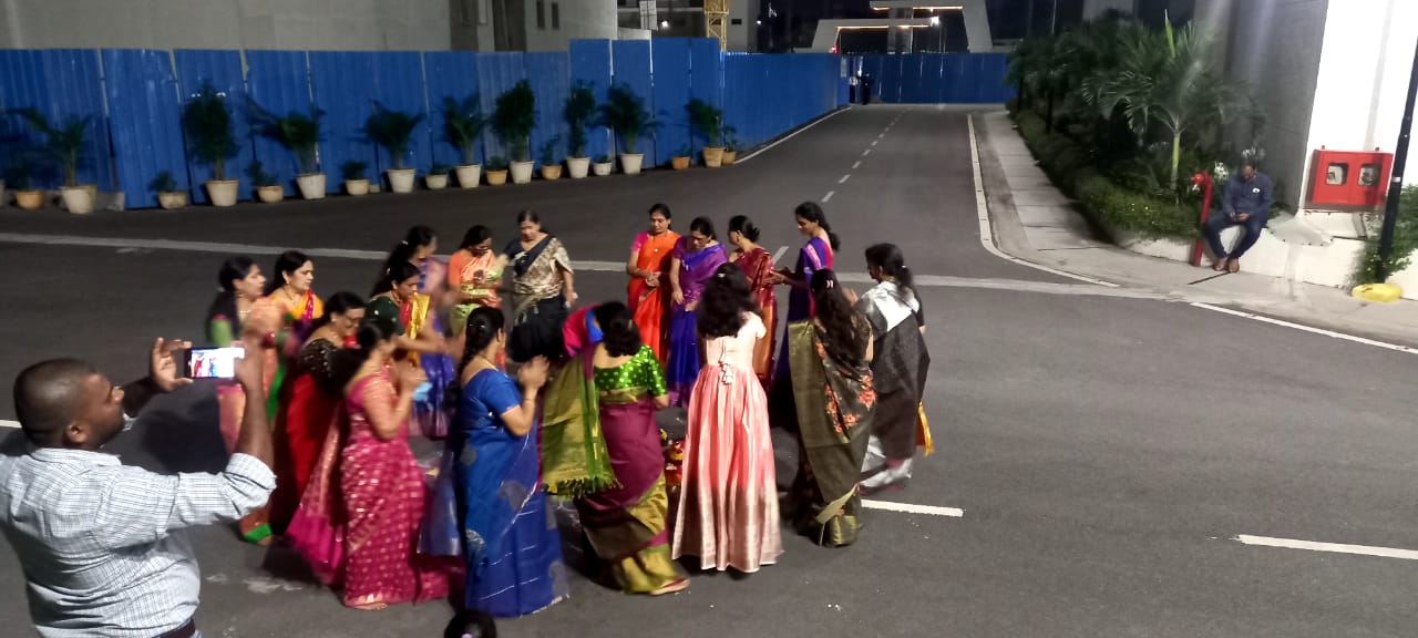Bathukamma Celebrations at Vinay Iconia gated community