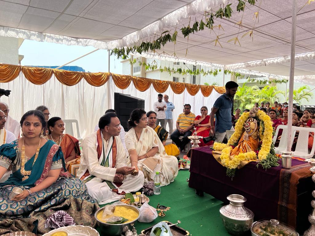 Ramnavami celebrations at Vinay Iconia Gated flats