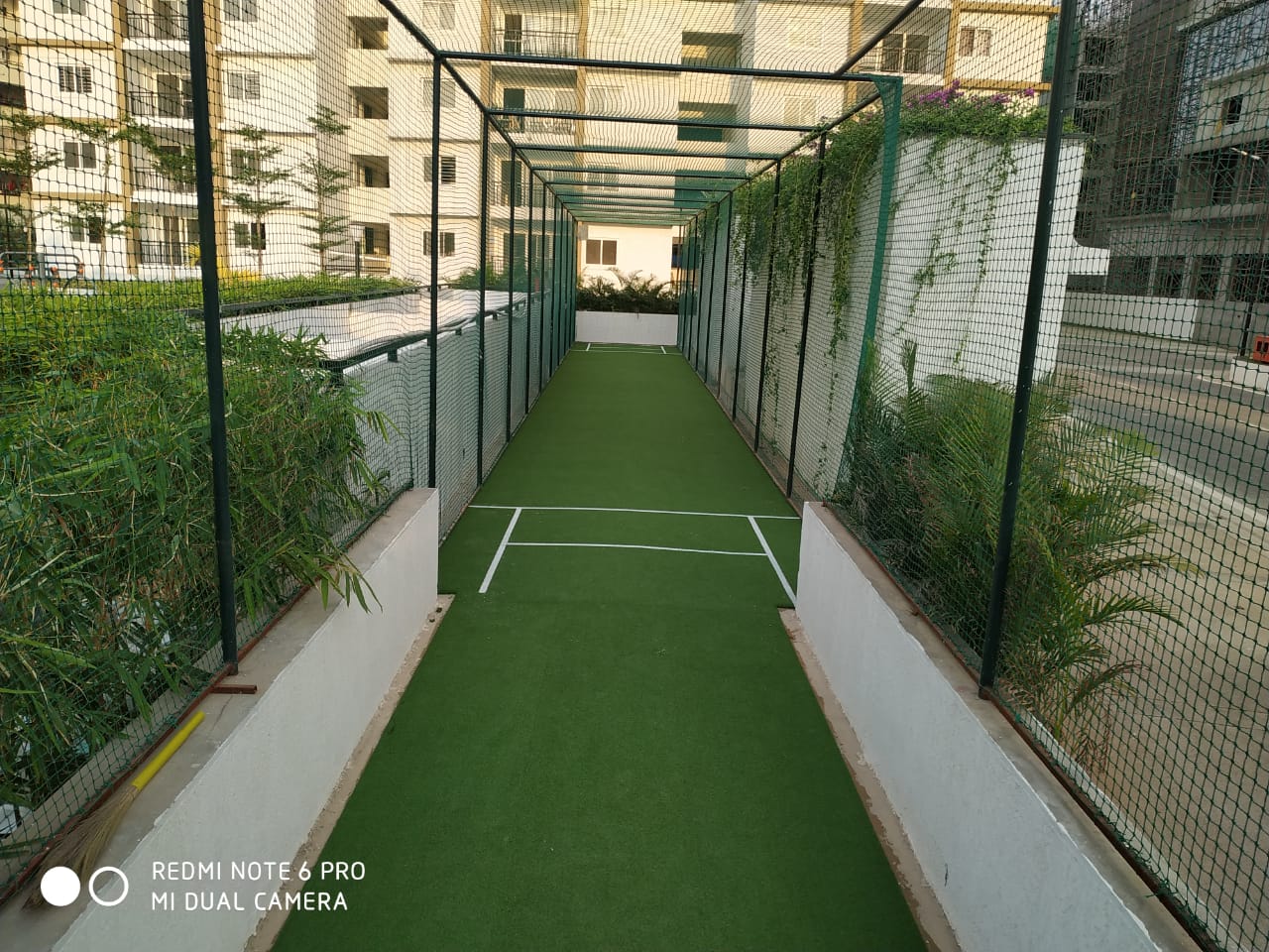 Gated community with cricket ground